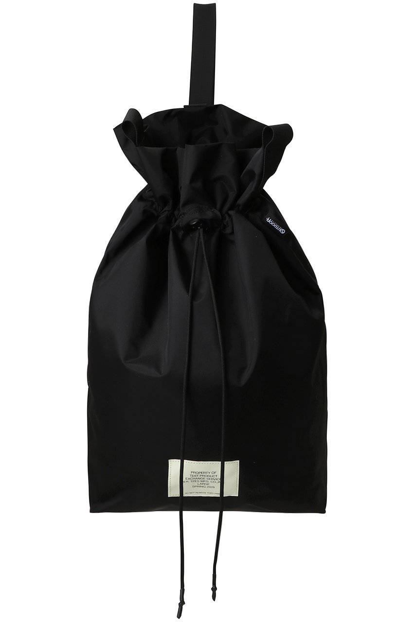 【エヌ.ハリウッド/N.HOOLYWOOD / MEN】の【MEN】【EXCANGE SERVICE×OUTDOOR PRODUCTS】 ドローストリング バッグ LARGE インテリア・キッズ・メンズ・レディースファッション・服の通販 founy(ファニー) 　ファッション　Fashion　メンズファッション　Fashion for Men　バッグ　Bags　グラフィック　Graphic, Graphic Design　コラボ　Collaboration, Collab　ドローストリング　Drawstring, Pull Cord　プリント　Print, Printed Pattern　ミリタリー　Military, Army Style　モチーフ　Motif, Design Theme　旅行　Travel　ビジネス 仕事 通勤　Business / Work / Commuting　ブラック|ID: prp329100004888444 ipo3291000000036505979