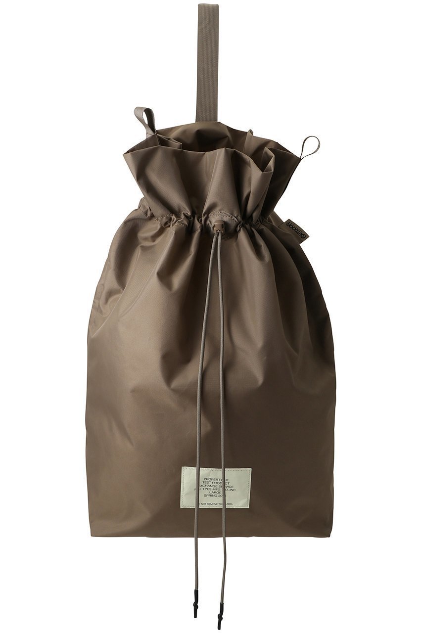 【エヌ.ハリウッド/N.HOOLYWOOD / MEN】の【MEN】【EXCANGE SERVICE×OUTDOOR PRODUCTS】 ドローストリング バッグ LARGE インテリア・キッズ・メンズ・レディースファッション・服の通販 founy(ファニー) 　ファッション　Fashion　メンズファッション　Fashion for Men　バッグ　Bags　グラフィック　Graphic, Graphic Design　コラボ　Collaboration, Collab　ドローストリング　Drawstring, Pull Cord　プリント　Print, Printed Pattern　ミリタリー　Military, Army Style　モチーフ　Motif, Design Theme　旅行　Travel　ビジネス 仕事 通勤　Business / Work / Commuting　ベージュ|ID: prp329100004888444 ipo3291000000036505981