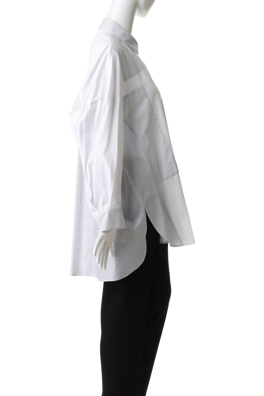 【エンフォルド/ENFOLD】のPATCHWORK SHIRT 人気、トレンドファッション・服の通販 founy(ファニー) 　ファッション　Fashion　レディースファッション　Fashion for Women　トップス・カットソー　Cut & Sew Tops　シャツ・ブラウス・オフィスカジュアル　Elegant Blouses & Button-Ups　アシンメトリー　Asymmetrical Style　スリーブ　Sleeve, Long Sleeve / Short Sleeve　バランス　Balance, Style Balance　パッチワーク　Patchwork, Mixed Fabric　ブロード　Broadcloth, Fine Cotton　ミックス　Mix, Mixed Style　ランダム　Random, Irregular　ロング　Long, Long-Length　other-3|ID: prp329100004888455 ipo3291000000036506063