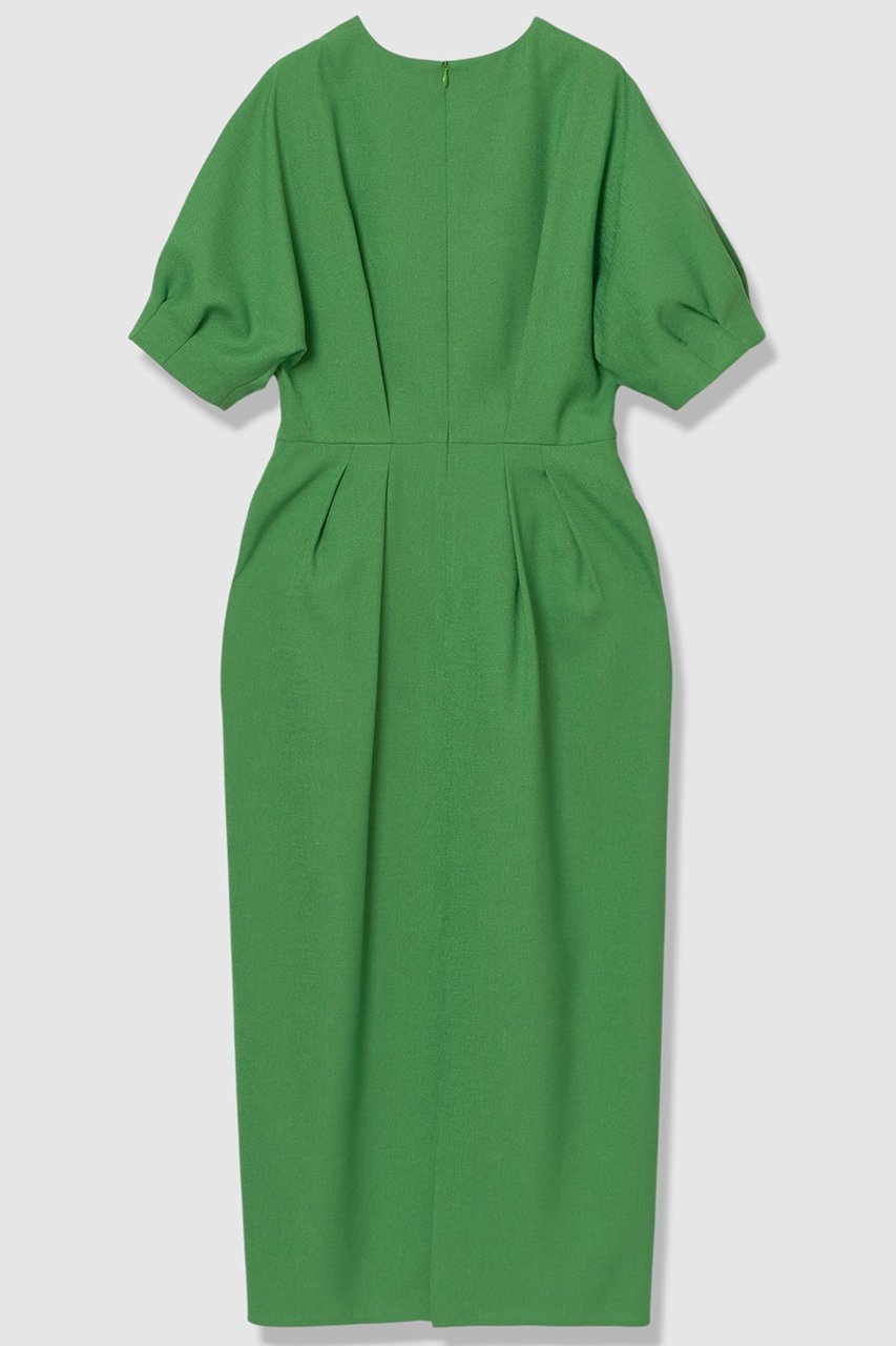 【アルアバイル/allureville】のリネンライクタッキングワンピース 人気、トレンドファッション・服の通販 founy(ファニー) 　ファッション　Fashion　レディースファッション　Fashion for Women　ワンピース　Dresses　チュニック　Tunic Tops & Dresses　ジャケット　Jacket, Outerwear　チュニック　Tunic, Long Top　ドレス　Dress, One-Piece　フォルム　Silhouette, Form　ロング　Long, Long-Length　ビジネス 仕事 通勤　Business / Work / Commuting　other-2|ID: prp329100004888471 ipo3291000000036506204