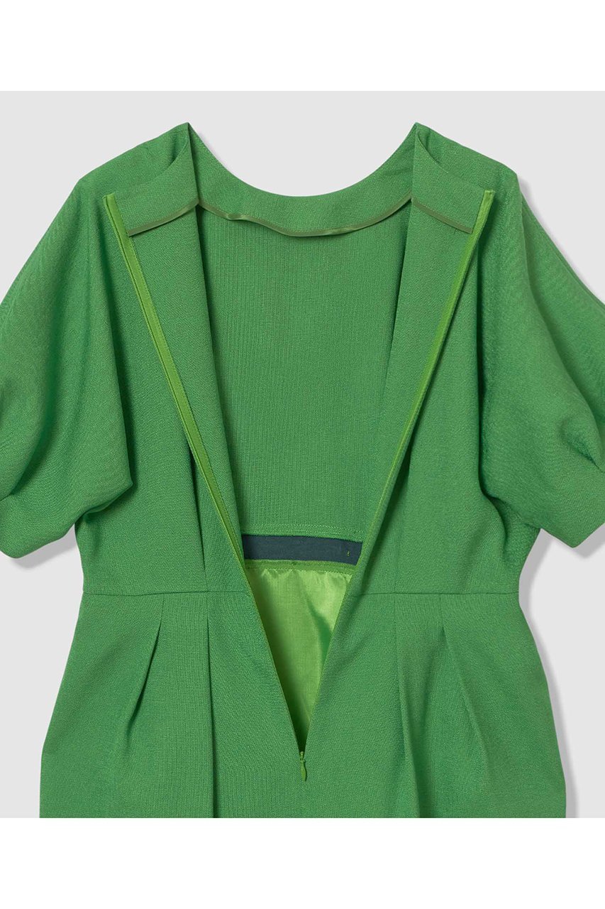 【アルアバイル/allureville】のリネンライクタッキングワンピース 人気、トレンドファッション・服の通販 founy(ファニー) 　ファッション　Fashion　レディースファッション　Fashion for Women　ワンピース　Dresses　チュニック　Tunic Tops & Dresses　ジャケット　Jacket, Outerwear　チュニック　Tunic, Long Top　ドレス　Dress, One-Piece　フォルム　Silhouette, Form　ロング　Long, Long-Length　ビジネス 仕事 通勤　Business / Work / Commuting　other-5|ID: prp329100004888471 ipo3291000000036506207