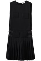 【ジェイドット/j.】のダブルサテン レイヤードプリーツワンピース ブラック|ID: prp329100004888483 ipo3291000000036743873