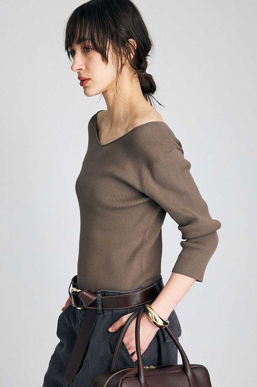 【ブリル/BRILL】の【raspail】Vネックプルオーバー 人気、トレンドファッション・服の通販 founy(ファニー) ファッション Fashion レディースファッション Fashion for Women トップス・カットソー Cut & Sew Tops ニット Knit Tops & Sweaters カジュアルプルオーバー・ニットトップス Pullovers & Knit Tops / Casual Pullovers Vネックトップス V-Neck Tops / V-Cut Neckline Shirts コレクション Collection, Seasonal Line デコルテ Décolleté, Neckline ベーシック Basic, Essential モダン Modern, Contemporary other-3|ID: prp329100004888486 ipo3291000000036506333