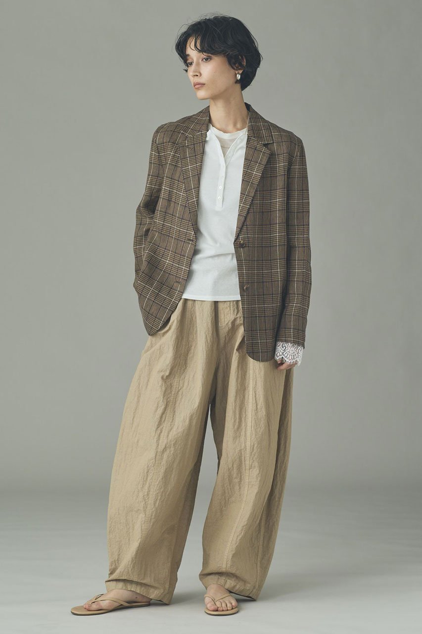 【カレンソロジー/Curensology】のグレンチェックジャケット 人気、トレンドファッション・服の通販 founy(ファニー) 　ファッション　Fashion　レディースファッション　Fashion for Women　アウター　Coat / Outerwear Collection　レディースジャケット・軽アウター　Jackets　おすすめ　Recommended / Our Picks　なめらか　Smooth, Silky Texture　ジャケット　Jacket, Outerwear　チェック　Check, Plaid, Tartan　リネン　Linen, Linen Fabric　夏　Summer　春　Spring　S/S・春夏　SS, Spring/Summer, Warm Season　other-4|ID: prp329100004888490 ipo3291000000036506370