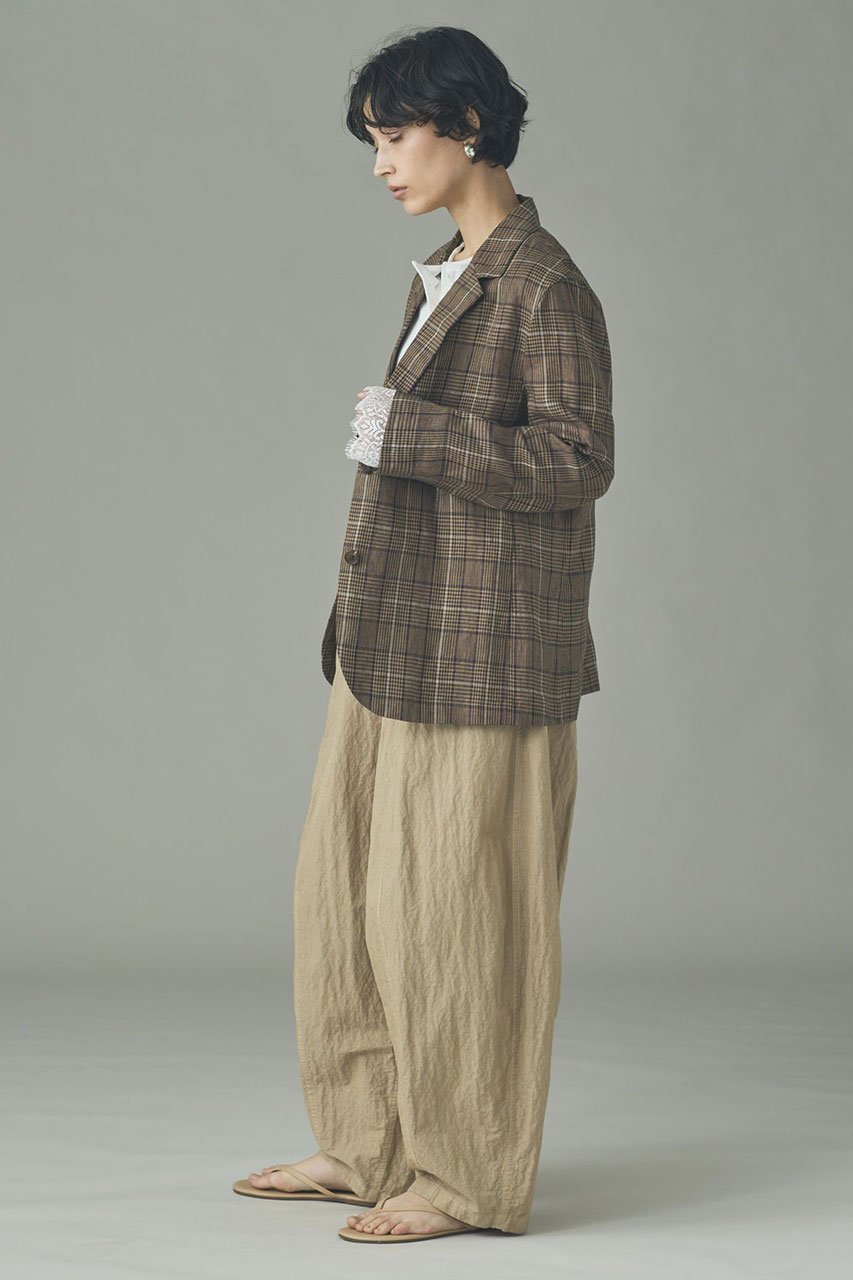 【カレンソロジー/Curensology】のグレンチェックジャケット 人気、トレンドファッション・服の通販 founy(ファニー) 　ファッション　Fashion　レディースファッション　Fashion for Women　アウター　Coat / Outerwear Collection　レディースジャケット・軽アウター　Jackets　おすすめ　Recommended / Our Picks　なめらか　Smooth, Silky Texture　ジャケット　Jacket, Outerwear　チェック　Check, Plaid, Tartan　リネン　Linen, Linen Fabric　夏　Summer　春　Spring　S/S・春夏　SS, Spring/Summer, Warm Season　other-5|ID: prp329100004888490 ipo3291000000036506371