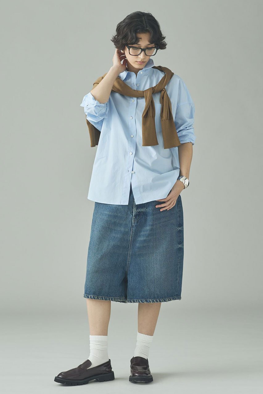 【カレンソロジー/Curensology】の〈&RC〉ワイドルーズハーフデニムパンツ 人気、トレンドファッション・服の通販 founy(ファニー) 　ファッション　Fashion　レディースファッション　Fashion for Women　パンツ　Pants & Trousers　デニムパンツ・ジーンズ・美脚デニム　Denim Jeans & Pants　おすすめ　Recommended / Our Picks　インディゴ　Indigo Denim　デニム　Denim, Jeans Material　トレンド　Trend, Trending Now　ハーフ　Half, Half-Length　レース　Lace, Lace Fabric　エレガント 上品　Elegant　人気　Popular, Best Seller　羽織　Haori, Light Jacket　other-5|ID: prp329100004888491 ipo3291000000036506381