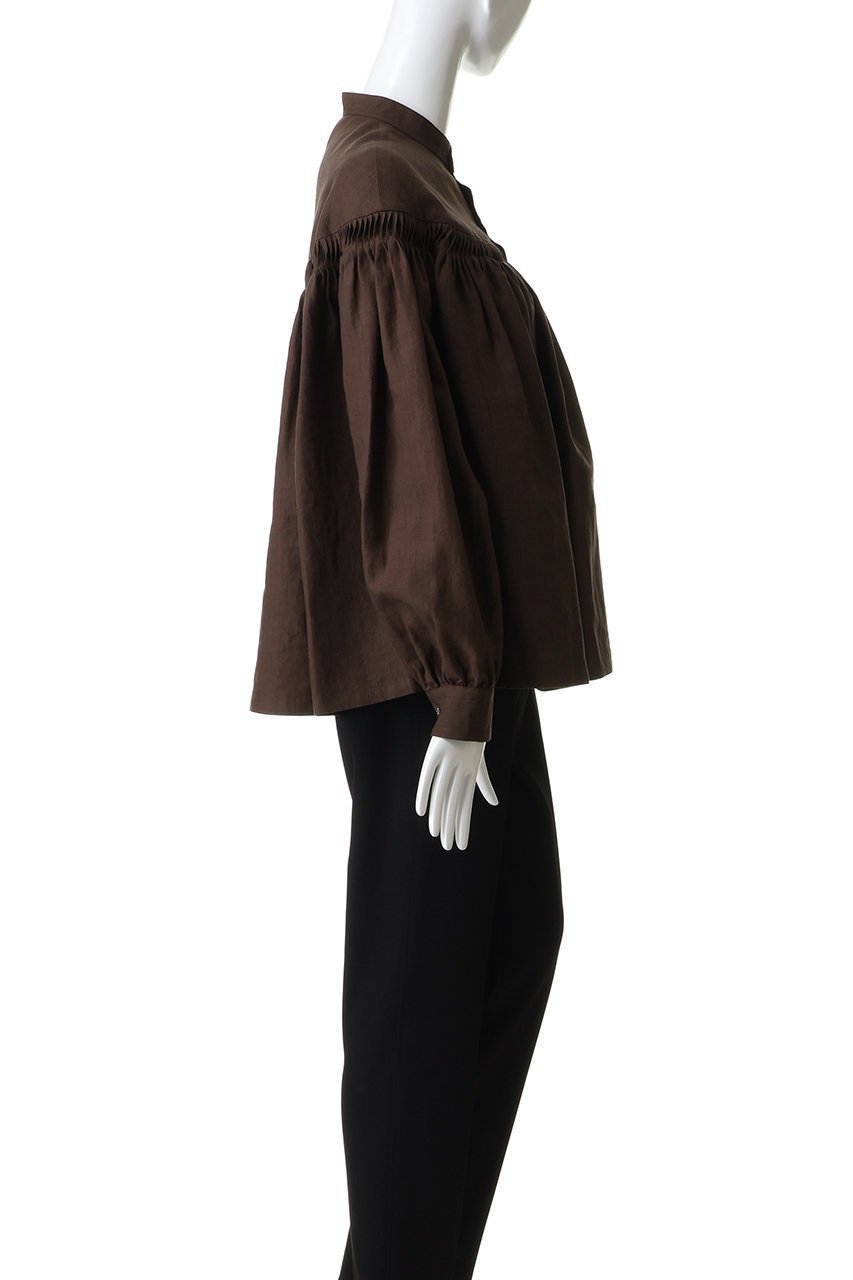 【サイ サイベーシックス/Scye SCYE BASICS】の60/1 Linen Cambric タックド ブラウス 人気、トレンドファッション・服の通販 founy(ファニー) ファッション Fashion レディースファッション Fashion for Women トップス・カットソー Cut & Sew Tops シャツ・ブラウス・オフィスカジュアル Elegant Blouses & Button-Ups スラックス Slacks, Dress Pants スリーブ Sleeve, Long Sleeve / Short Sleeve デニム Denim, Jeans Material フェミニン Feminine, Girly リネン Linen, Linen Fabric ロング Long, Long-Length other-3|ID: prp329100004888496 ipo3291000000036521845