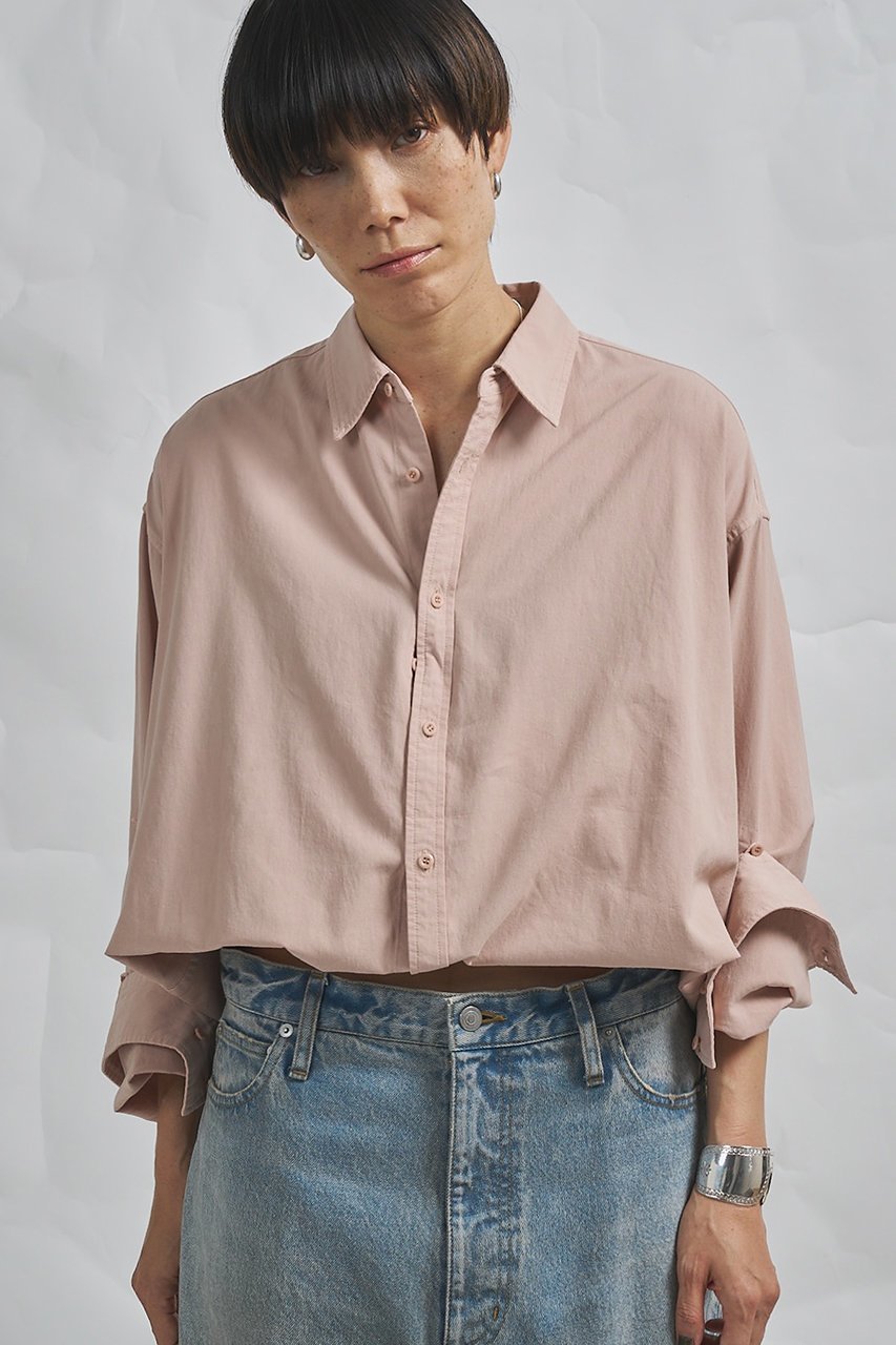 【ウィムガゼット/Whim Gazette】の【GEMINI】製品染めシャツ 人気、トレンドファッション・服の通販 founy(ファニー) 　ファッション　Fashion　レディースファッション　Fashion for Women　トップス・カットソー　Cut & Sew Tops　シャツ・ブラウス・オフィスカジュアル　Elegant Blouses & Button-Ups　おすすめ　Recommended / Our Picks　オックス　Oxford Fabric　スリーブ　Sleeve, Long Sleeve / Short Sleeve　セットアップ　Set-Up, Coordinated Outfit　フォルム　Silhouette, Form　ロング　Long, Long-Length　ヴィンテージ　Vintage Style　other-4|ID: prp329100004888498 ipo3291000000036506442