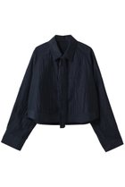 【スタニングルアー/STUNNING LURE】のボウタイシャツ 人気、トレンドファッション・服の通販 founy(ファニー) ファッション Fashion レディースファッション Fashion for Women トップス・カットソー Cut & Sew Tops シャツ・ブラウス・オフィスカジュアル Elegant Blouses & Button-Ups クロップド Cropped, Short Length スリーブ Sleeve, Long Sleeve / Short Sleeve リネン Linen, Linen Fabric ロング Long, Long-Length 新作・新入荷 New Arrivals / New In thumbnail ネイビー|ID: prp329100004888500 ipo3291000000036506456