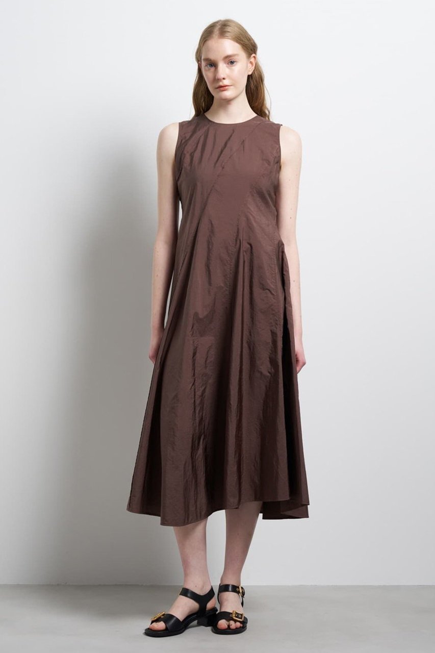 【ランバン オン ブルー/LANVIN en Bleu】のエスカルゴフレアワンピース 人気、トレンドファッション・服の通販 founy(ファニー) 　ファッション　Fashion　レディースファッション　Fashion for Women　ワンピース　Dresses　チュニック　Tunic Tops & Dresses　アンダー　Underwear Essentials　軽量　Lightweight, Ultra Light　サマー　Summer, Summer Style　シアー　Sheer, See-Through　シルク　Silk, 100% Silk　ストライプ　Stripe, Striped Pattern　タフタ　Taffeta, Structured Fabric　チュニック　Tunic, Long Top　ドレス　Dress, One-Piece　なめらか　Smooth, Silky Texture　パターン　Pattern, Design Print　ファブリック　Fabric, Textile　フレア　Flare, Flared　無地　Plain, Solid Color　リゾート　Resort, Vacation Style　リラックス　Relax, Relaxed Fit　ロング　Long, Long-Length　夏　Summer　旅行　Travel　エレガント 上品　Elegant　other-2|ID: prp329100004888501 ipo3291000000036521865