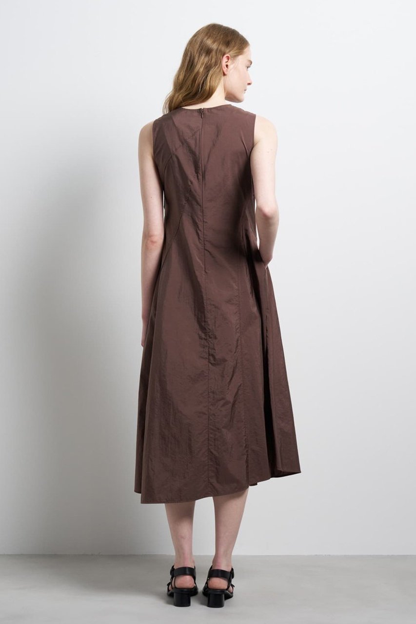 【ランバン オン ブルー/LANVIN en Bleu】のエスカルゴフレアワンピース 人気、トレンドファッション・服の通販 founy(ファニー) 　ファッション　Fashion　レディースファッション　Fashion for Women　ワンピース　Dresses　チュニック　Tunic Tops & Dresses　アンダー　Underwear Essentials　軽量　Lightweight, Ultra Light　サマー　Summer, Summer Style　シアー　Sheer, See-Through　シルク　Silk, 100% Silk　ストライプ　Stripe, Striped Pattern　タフタ　Taffeta, Structured Fabric　チュニック　Tunic, Long Top　ドレス　Dress, One-Piece　なめらか　Smooth, Silky Texture　パターン　Pattern, Design Print　ファブリック　Fabric, Textile　フレア　Flare, Flared　無地　Plain, Solid Color　リゾート　Resort, Vacation Style　リラックス　Relax, Relaxed Fit　ロング　Long, Long-Length　夏　Summer　旅行　Travel　エレガント 上品　Elegant　other-4|ID: prp329100004888501 ipo3291000000036521869