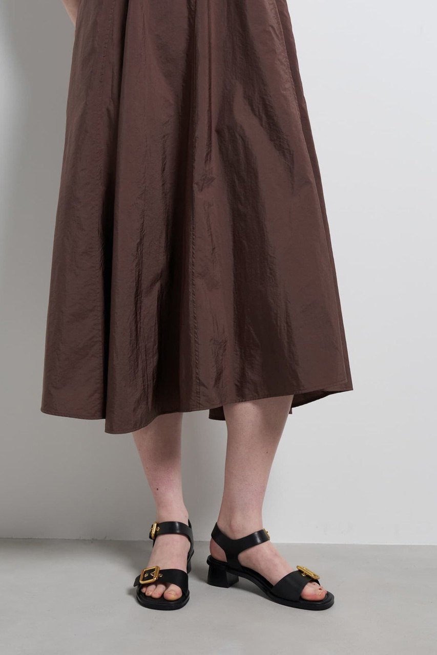 【ランバン オン ブルー/LANVIN en Bleu】のエスカルゴフレアワンピース 人気、トレンドファッション・服の通販 founy(ファニー) 　ファッション　Fashion　レディースファッション　Fashion for Women　ワンピース　Dresses　チュニック　Tunic Tops & Dresses　アンダー　Underwear Essentials　軽量　Lightweight, Ultra Light　サマー　Summer, Summer Style　シアー　Sheer, See-Through　シルク　Silk, 100% Silk　ストライプ　Stripe, Striped Pattern　タフタ　Taffeta, Structured Fabric　チュニック　Tunic, Long Top　ドレス　Dress, One-Piece　なめらか　Smooth, Silky Texture　パターン　Pattern, Design Print　ファブリック　Fabric, Textile　フレア　Flare, Flared　無地　Plain, Solid Color　リゾート　Resort, Vacation Style　リラックス　Relax, Relaxed Fit　ロング　Long, Long-Length　夏　Summer　旅行　Travel　エレガント 上品　Elegant　other-7|ID: prp329100004888501 ipo3291000000036521872