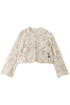 【ランバン オン ブルー/LANVIN en Bleu】のペイズリーコードレースジャケット 人気、トレンドファッション・服の通販 founy(ファニー) ファッション Fashion レディースファッション Fashion for Women アウター Coat / Outerwear Collection レディースジャケット・軽アウター Jackets エレガント 上品 Elegant クラシカル Classical, Vintage-Inspired ケミカル Chemical, Chemical Wash コンパクト Compact, Small Size ジャケット Jacket, Outerwear ペイズリー Paisley, Ethnic Pattern マーガレット Marguerite, Daisy Pattern モチーフ Motif, Design Theme レース Lace, Lace Fabric 軽量 Lightweight, Ultra Light thumbnail ベージュ|ID: prp329100004888504 ipo3291000000036506494