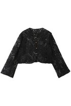 【ランバン オン ブルー/LANVIN en Bleu】のペイズリーコードレースジャケット 人気、トレンドファッション・服の通販 founy(ファニー) ファッション Fashion レディースファッション Fashion for Women アウター Coat / Outerwear Collection レディースジャケット・軽アウター Jackets エレガント 上品 Elegant クラシカル Classical, Vintage-Inspired ケミカル Chemical, Chemical Wash コンパクト Compact, Small Size ジャケット Jacket, Outerwear ペイズリー Paisley, Ethnic Pattern マーガレット Marguerite, Daisy Pattern モチーフ Motif, Design Theme レース Lace, Lace Fabric 軽量 Lightweight, Ultra Light thumbnail ブラック|ID: prp329100004888504 ipo3291000000036506495