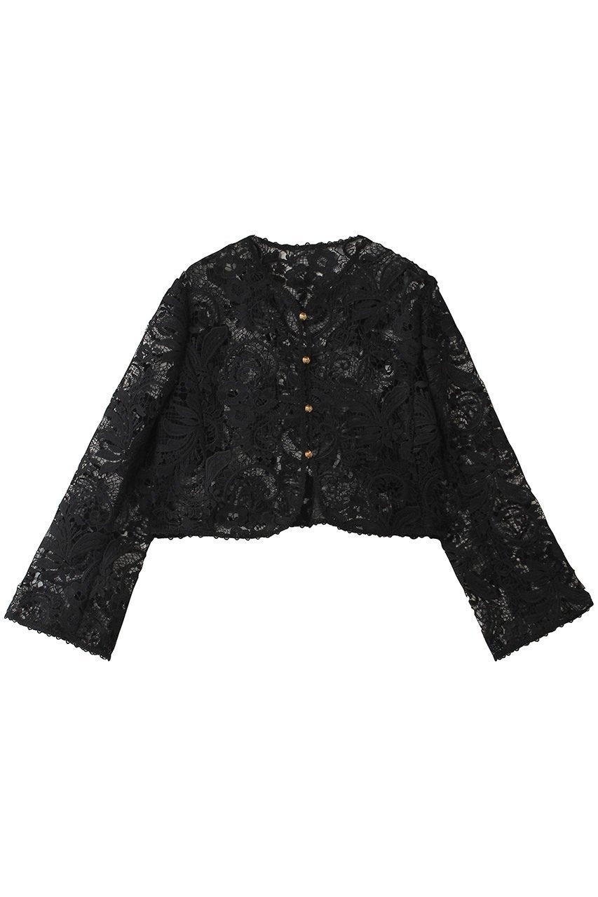 【ランバン オン ブルー/LANVIN en Bleu】のペイズリーコードレースジャケット インテリア・キッズ・メンズ・レディースファッション・服の通販 founy(ファニー) ファッション Fashion レディースファッション Fashion for Women アウター Coat / Outerwear Collection レディースジャケット・軽アウター Jackets エレガント 上品 Elegant クラシカル Classical, Vintage-Inspired ケミカル Chemical, Chemical Wash コンパクト Compact, Small Size ジャケット Jacket, Outerwear ペイズリー Paisley, Ethnic Pattern マーガレット Marguerite, Daisy Pattern モチーフ Motif, Design Theme レース Lace, Lace Fabric 軽量 Lightweight, Ultra Light ブラック|ID: prp329100004888504 ipo3291000000036506495