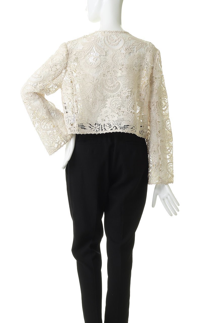 【ランバン オン ブルー/LANVIN en Bleu】のペイズリーコードレースジャケット 人気、トレンドファッション・服の通販 founy(ファニー) ファッション Fashion レディースファッション Fashion for Women アウター Coat / Outerwear Collection レディースジャケット・軽アウター Jackets エレガント 上品 Elegant クラシカル Classical, Vintage-Inspired ケミカル Chemical, Chemical Wash コンパクト Compact, Small Size ジャケット Jacket, Outerwear ペイズリー Paisley, Ethnic Pattern マーガレット Marguerite, Daisy Pattern モチーフ Motif, Design Theme レース Lace, Lace Fabric 軽量 Lightweight, Ultra Light other-4|ID: prp329100004888504 ipo3291000000036521876