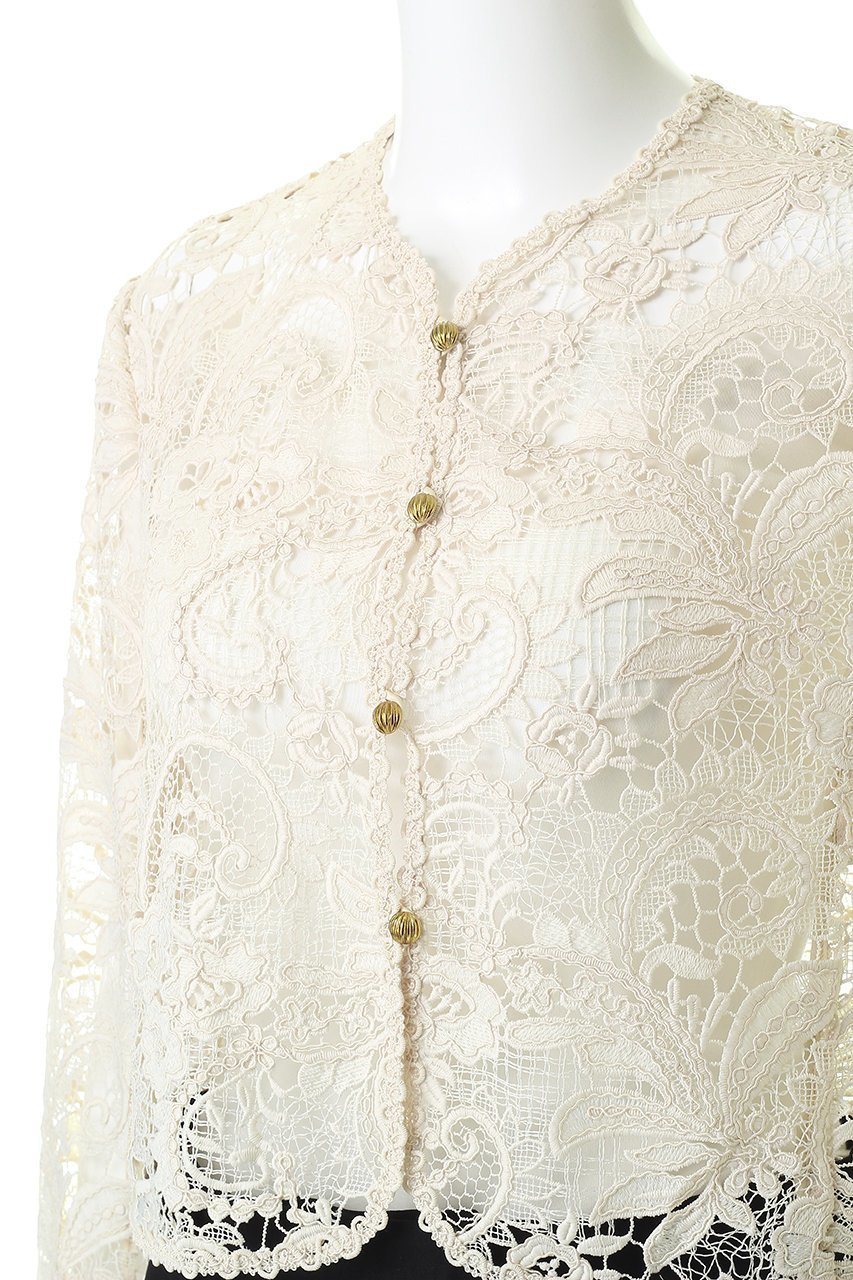 【ランバン オン ブルー/LANVIN en Bleu】のペイズリーコードレースジャケット 人気、トレンドファッション・服の通販 founy(ファニー) ファッション Fashion レディースファッション Fashion for Women アウター Coat / Outerwear Collection レディースジャケット・軽アウター Jackets エレガント 上品 Elegant クラシカル Classical, Vintage-Inspired ケミカル Chemical, Chemical Wash コンパクト Compact, Small Size ジャケット Jacket, Outerwear ペイズリー Paisley, Ethnic Pattern マーガレット Marguerite, Daisy Pattern モチーフ Motif, Design Theme レース Lace, Lace Fabric 軽量 Lightweight, Ultra Light other-5|ID: prp329100004888504 ipo3291000000036521877