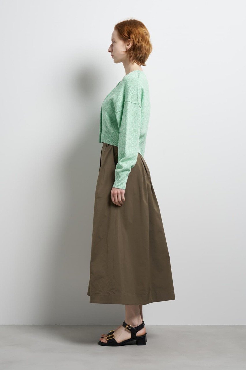 【ランバン オン ブルー/LANVIN en Bleu】のメランジニットカーディガン 人気、トレンドファッション・服の通販 founy(ファニー) 　ファッション　Fashion　レディースファッション　Fashion for Women　トップス・カットソー　Cut & Sew Tops　ニット　Knit Tops & Sweaters　カーディガン・羽織り　Layered Style Cardigans　カーディガン　Cardigan, Knitwear　バランス　Balance, Style Balance　ファブリック　Fabric, Textile　ペーパー　Paper, Kraft Paper　ボトム　Bottoms, Lower Wear　ワイド　Wide, Wide Fit　夏　Summer　春　Spring　S/S・春夏　SS, Spring/Summer, Warm Season　other-5|ID: prp329100004888507 ipo3291000000036506531