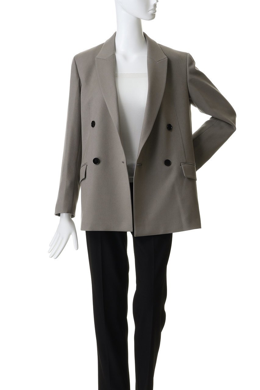 【アンクレイヴ/uncrave】のプルーフウールライクツイル ジャケット 人気、トレンドファッション・服の通販 founy(ファニー) 　ファッション　Fashion　レディースファッション　Fashion for Women　アウター　Coat / Outerwear Collection　レディースジャケット・軽アウター　Jackets　吸水　Absorbent, Quick-Dry　シャンブレー　Chambray, Denim-Like Fabric　ジャケット　Jacket, Outerwear　セットアップ　Set-Up, Coordinated Outfit　ダブル　Double, Double-Breasted　ツイル　Twist, Twisted Detail　バランス　Balance, Style Balance　ループ　Loop, Loop Knit　ワイド　Wide, Wide Fit　再入荷　Restock / Back in Stock　おすすめ　Recommended / Our Picks　other-7|ID: prp329100004888508 ipo3291000000036506544