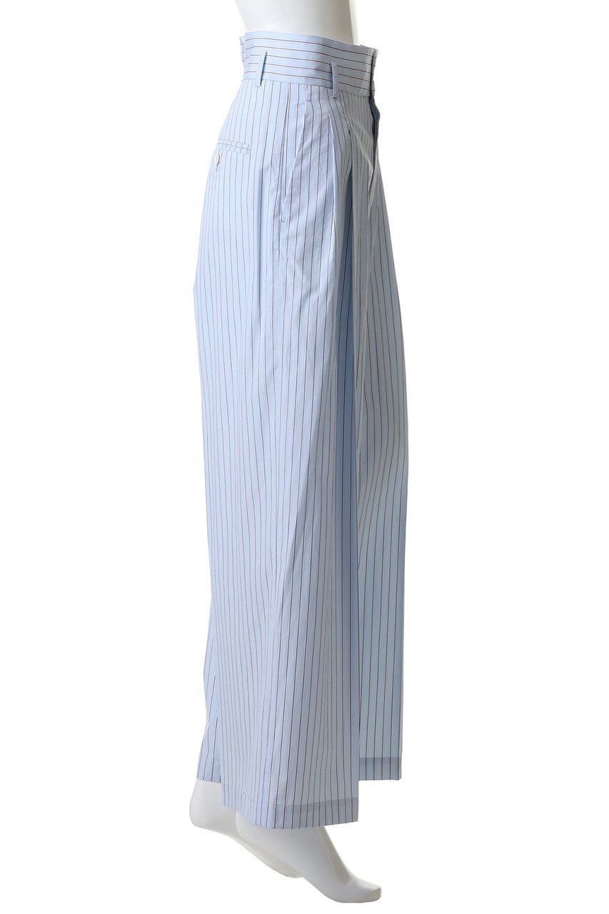 【アンクレイヴ/uncrave】のTHOMAS MASON ワイドトラウザー 人気、トレンドファッション・服の通販 founy(ファニー) 　ファッション　Fashion　レディースファッション　Fashion for Women　パンツ　Pants & Trousers　ストライプ　Stripe, Striped Pattern　ドレス　Dress, One-Piece　フロント　Front, Front Design　ベーシック　Basic, Essential　other-3|ID: prp329100004888509 ipo3291000000036506548