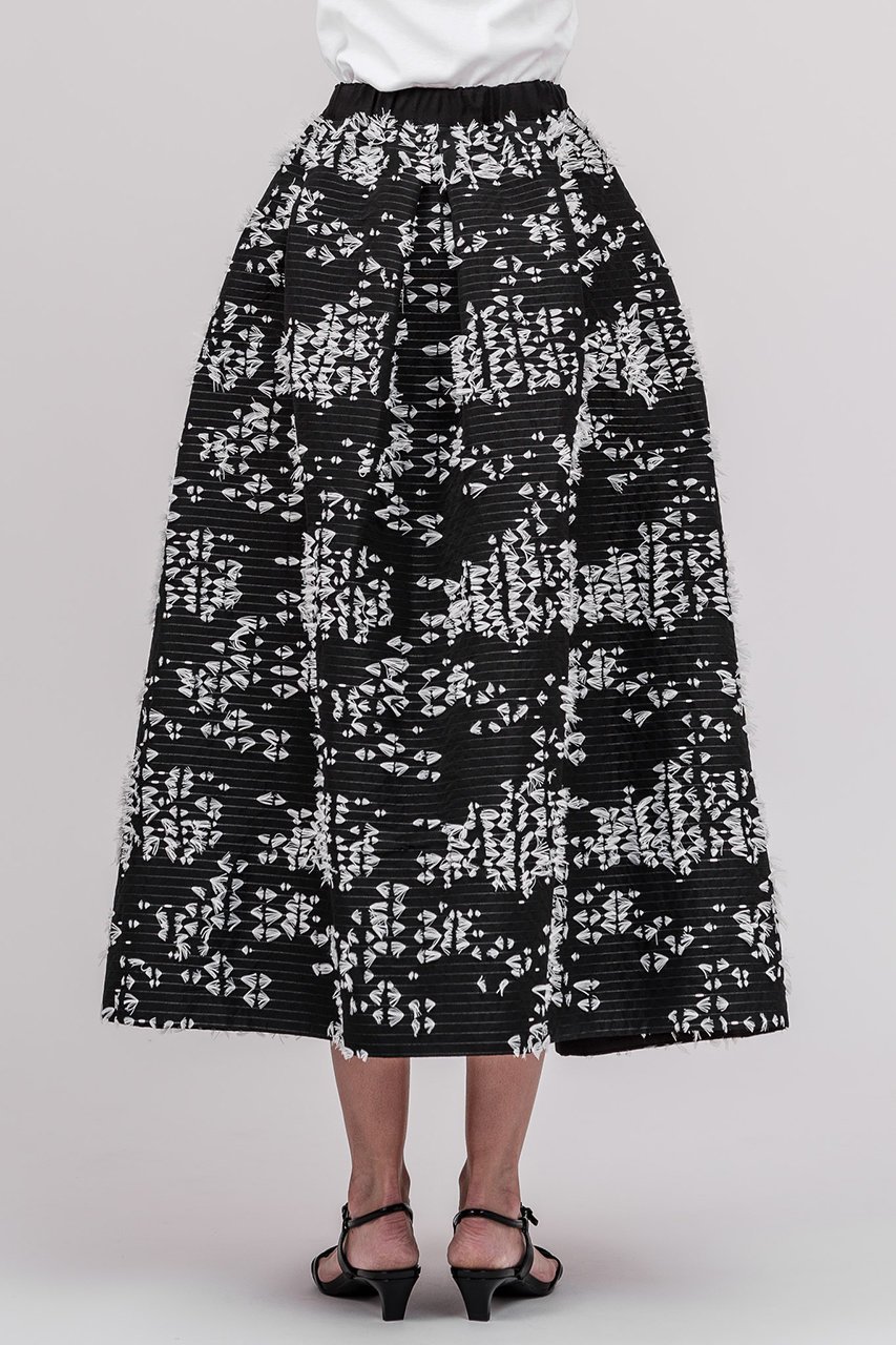 【ドメル/DOMELLE】のポリエステル ジャカード スカート 人気、トレンドファッション・服の通販 founy(ファニー) 　ファッション　Fashion　レディースファッション　Fashion for Women　スカート　Skirts　ロングスカート　Long Skirts / Maxi & Midi Skirts　おすすめ　Recommended / Our Picks　シンプル　Simple, Minimal　ジャカード／ジャガード　Jacquard, Woven Pattern　テクスチャー　Texture, Textured Fabric　ロング　Long, Long-Length　other-8|ID: prp329100004888510 ipo3291000000036506562