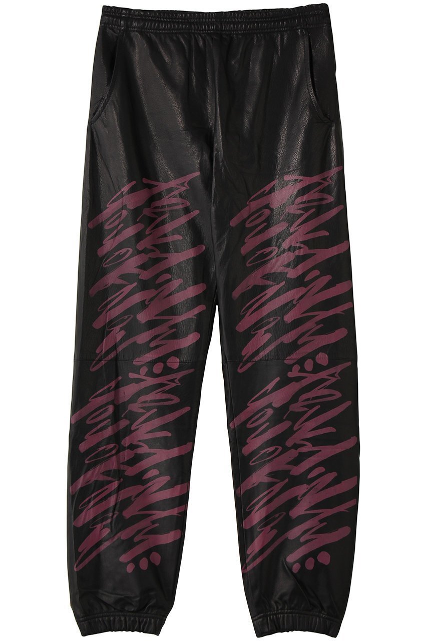 【シシ/sisii】のPRINT TRAIL パンツ インテリア・キッズ・メンズ・レディースファッション・服の通販 founy(ファニー) 　ファッション　Fashion　レディースファッション　Fashion for Women　パンツ　Pants & Trousers　スウェット / スエット　Sweatshirt, Sweatwear　プリント　Print, Printed Pattern　ブラック/プリント1|ID: prp329100004888511 ipo3291000000036506564