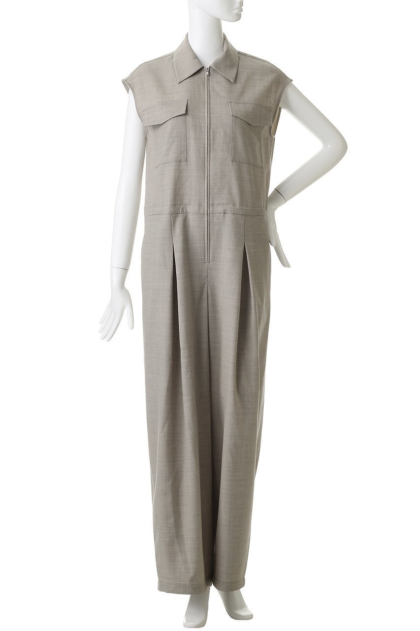 【デパリエ/DEPAREILLE】のウォッシャブルウールコンビネゾン 人気、トレンドファッション・服の通販 founy(ファニー) 　ファッション　Fashion　レディースファッション　Fashion for Women　パンツ　Pants & Trousers　ウォッシャブル　Machine Washable　エレガント 上品　Elegant　コンビネゾン　Jumpsuit, All-in-One　サンダル　Sandals, Summer Shoes　再入荷　Restock / Back in Stock　洗える　Machine Washable　other-2|ID: prp329100004888513 ipo3291000000036506581