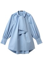 【エムフィル/M Fil】のポリエステル コットン ストレッチ ブロード ショート ボウタイブラウス 人気、トレンドファッション・服の通販 founy(ファニー) ファッション Fashion レディースファッション Fashion for Women トップス・カットソー Cut & Sew Tops シャツ・ブラウス・オフィスカジュアル Elegant Blouses & Button-Ups ショート Short, Short Length ストレッチ Stretch, Stretchy Fabric スリーブ Sleeve, Long Sleeve / Short Sleeve ブロード Broadcloth, Fine Cotton ロング Long, Long-Length thumbnail サックスブルー|ID: prp329100004888520 ipo3291000000036506642