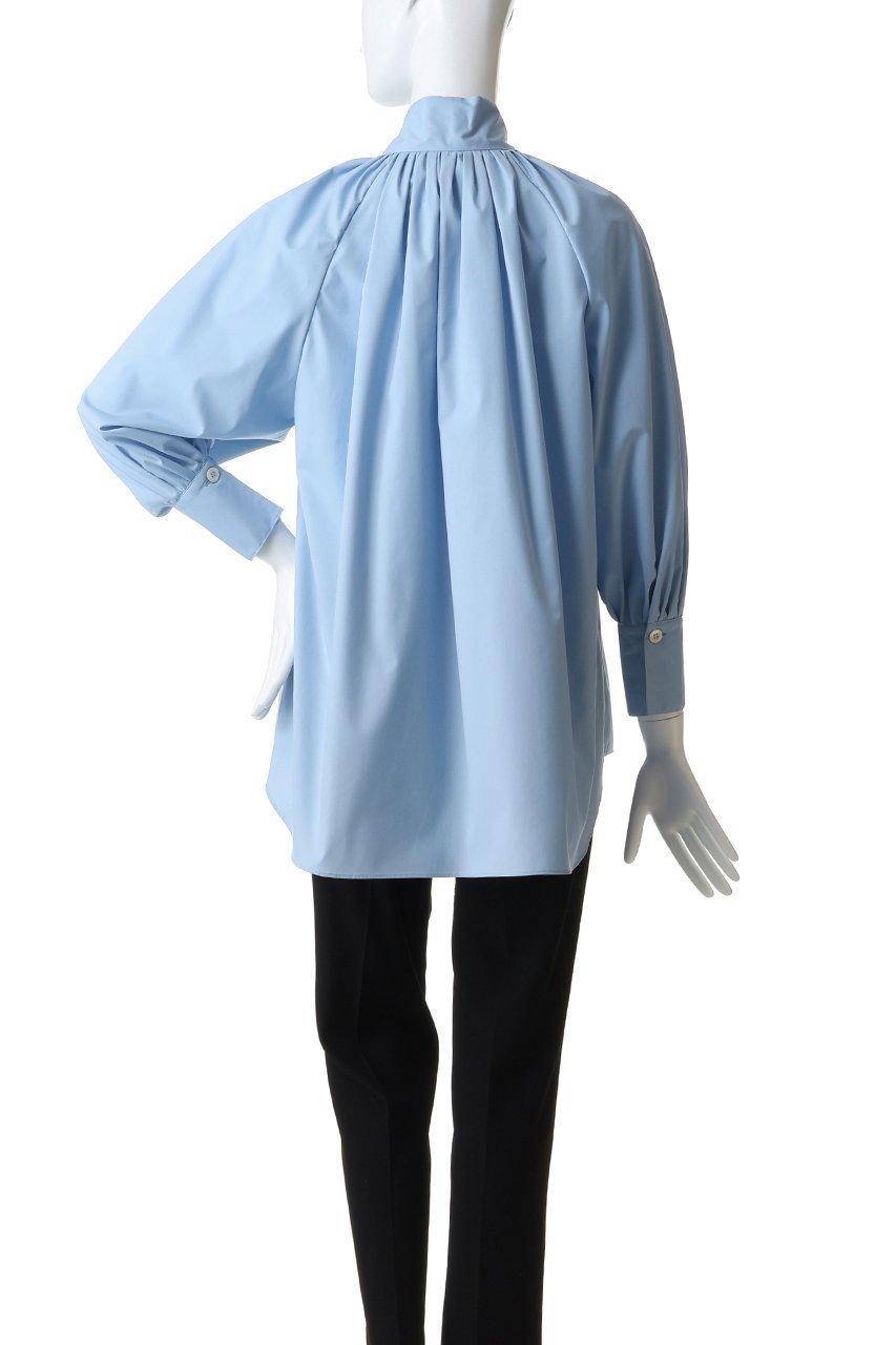 【エムフィル/M Fil】のポリエステル コットン ストレッチ ブロード ショート ボウタイブラウス 人気、トレンドファッション・服の通販 founy(ファニー) 　ファッション　Fashion　レディースファッション　Fashion for Women　トップス・カットソー　Cut & Sew Tops　シャツ・ブラウス・オフィスカジュアル　Elegant Blouses & Button-Ups　ショート　Short, Short Length　ストレッチ　Stretch, Stretchy Fabric　スリーブ　Sleeve, Long Sleeve / Short Sleeve　ブロード　Broadcloth, Fine Cotton　ロング　Long, Long-Length　other-4|ID: prp329100004888520 ipo3291000000036506646