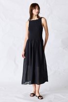 【マリリンムーン/MARILYN MOON】の【WALANCE】ペーパーリブニットドレス 人気、トレンドファッション・服の通販 founy(ファニー) ファッション Fashion レディースファッション Fashion for Women ワンピース Dresses フォーマル・パーティードレス・結婚式用ドレス Elegant & Casual Dresses チュニック Tunic Tops & Dresses エレガント 上品 Elegant サマー Summer, Summer Style ジュエリー Jewelry, Accessories スクエア Square, Square Shape チュニック Tunic, Long Top ドレス Dress, One-Piece ロング Long, Long-Length 夏 Summer 透かし Cut-Out, Lacework thumbnail ブラック|ID: prp329100004888521 ipo3291000000036506658