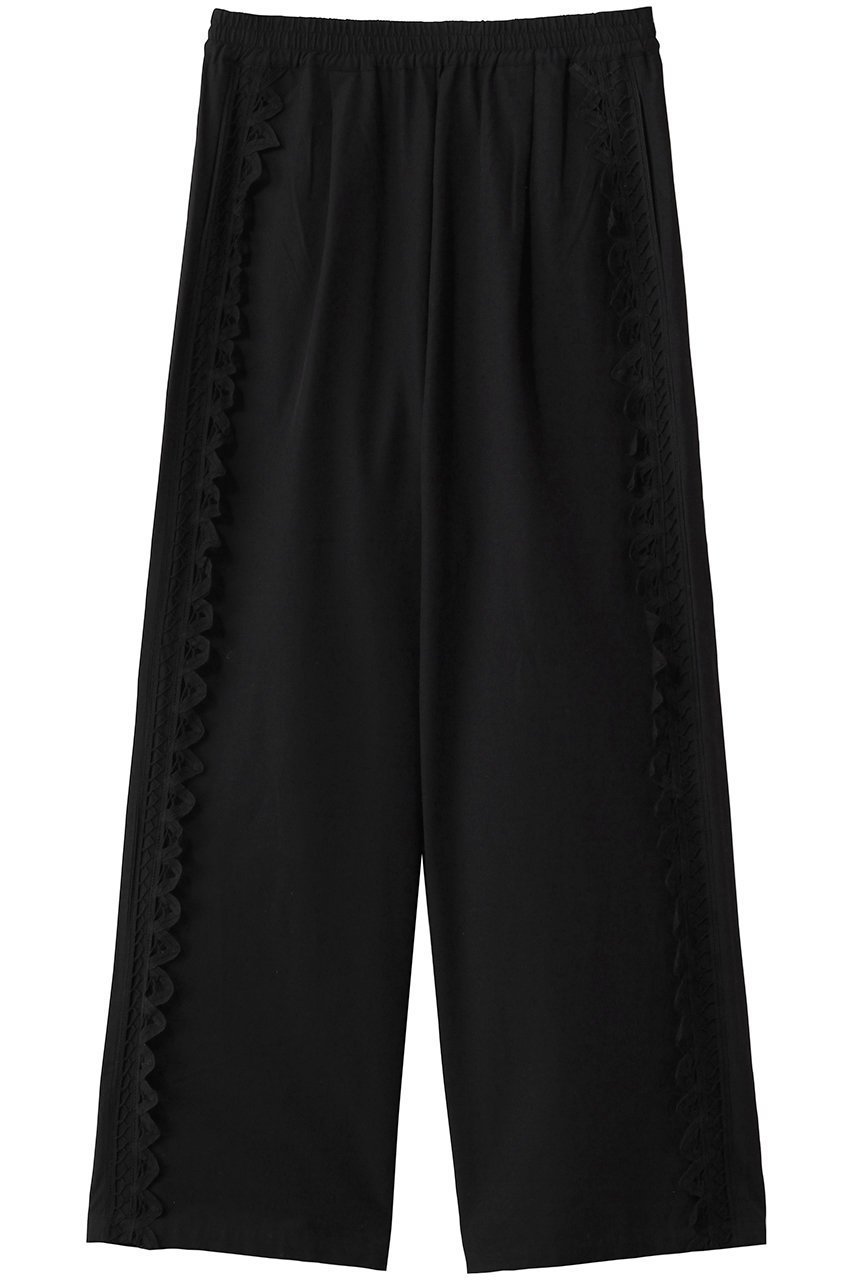 【マリリンムーン/MARILYN MOON】の【SOI-MeME】コードレースラインパンツ 人気、トレンドファッション・服の通販 founy(ファニー) 　ファッション　Fashion　レディースファッション　Fashion for Women　パンツ　Pants & Trousers　おすすめ　Recommended / Our Picks　キャミソール　Camisole, Spaghetti Strap Top　ジャケット　Jacket, Outerwear　ストレッチ　Stretch, Stretchy Fabric　リュクス　Luxury, Elegant, High-End, Chic　レース　Lace, Lace Fabric　 other-1|ID: prp329100004888522 ipo3291000000036506662