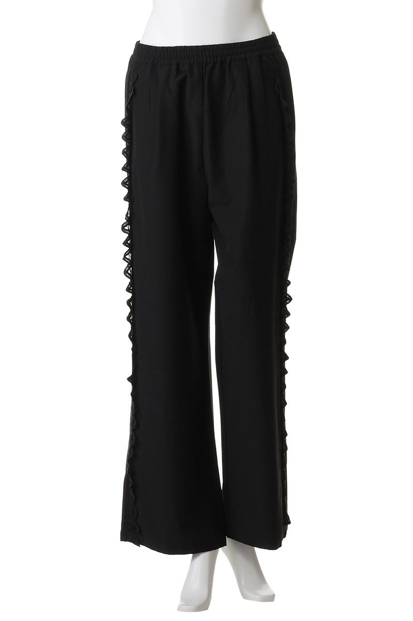 【マリリンムーン/MARILYN MOON】の【SOI-MeME】コードレースラインパンツ 人気、トレンドファッション・服の通販 founy(ファニー) 　ファッション　Fashion　レディースファッション　Fashion for Women　パンツ　Pants & Trousers　おすすめ　Recommended / Our Picks　キャミソール　Camisole, Spaghetti Strap Top　ジャケット　Jacket, Outerwear　ストレッチ　Stretch, Stretchy Fabric　リュクス　Luxury, Elegant, High-End, Chic　レース　Lace, Lace Fabric　other-2|ID: prp329100004888522 ipo3291000000036506665