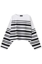 【エリオポール/heliopole】の【Le Minor】PETIT CHERI カットソー 人気、トレンドファッション・服の通販 founy(ファニー) ファッション Fashion レディースファッション Fashion for Women トップス・カットソー Cut & Sew Tops シャツ・ブラウス・オフィスカジュアル Elegant Blouses & Button-Ups ロングTシャツ・Tシャツ Longline T-Shirts & Tees カットソー・ベーシックTシャツ Cut-and-Sewn Tops / Stretch Tees & Basics カットソー Cut and Sewn Top クロップド Cropped, Short Length スリーブ Sleeve, Long Sleeve / Short Sleeve トレンド Trend, Trending Now フランス France, French ボーダー Border, Stripe ロング Long, Long-Length thumbnail マルチカラー|ID: prp329100004888524 ipo3291000000036506680