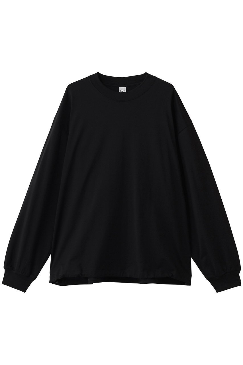 【エスアイ/ES.1 / MEN】の【MEN】60/2 LS T-shirts T008 インテリア・キッズ・メンズ・レディースファッション・服の通販 founy(ファニー) 　ファッション　Fashion　メンズファッション　Fashion for Men　トップス・カットソー　Cut & Sew Tops　メンズシャツ　Shirts　ロングTシャツ・Tシャツ / 着回し力抜群　Longline T-Shirts & Tees　なめらか　Smooth, Silky Texture　シンプル　Simple, Minimal　スリーブ　Sleeve, Long Sleeve / Short Sleeve　リラックス　Relax, Relaxed Fit　ロング　Long, Long-Length　無地　Plain, Solid Color　長袖　Long Sleeve, Full Sleeve　black|ID: prp329100004888531 ipo3291000000036506747