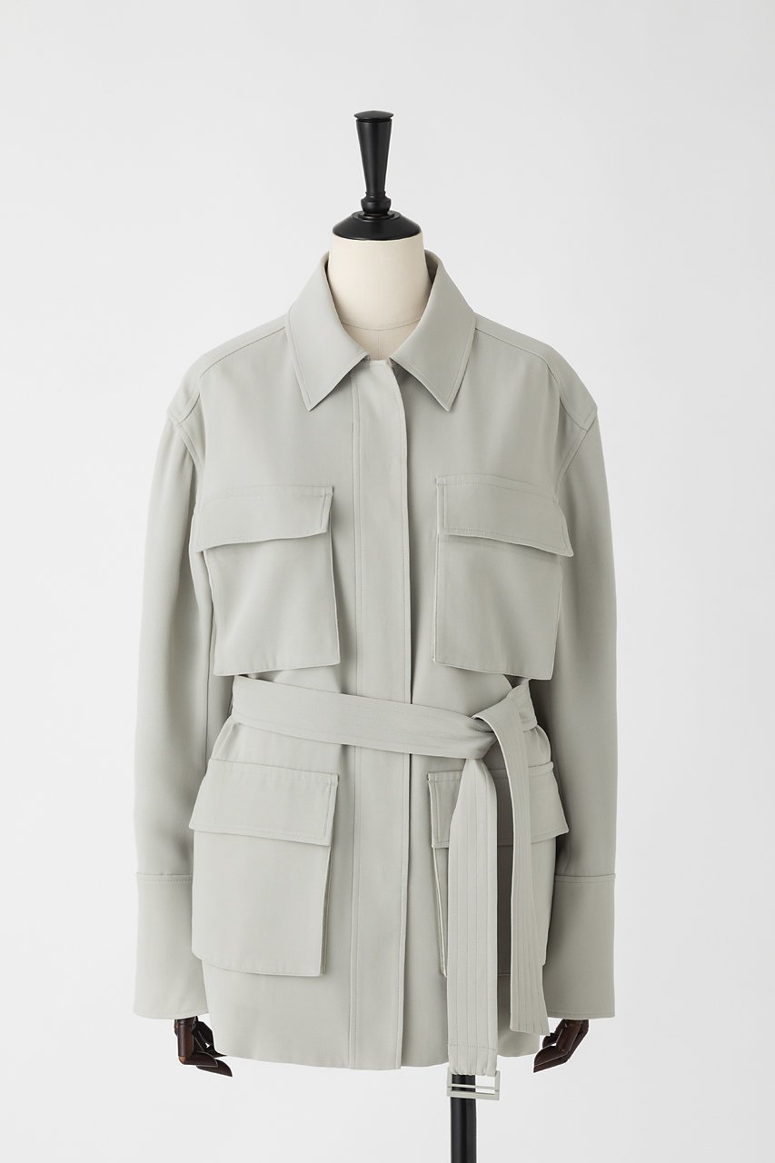 【オーヴィル/EAUVIRE】のシルクジョーゼットサファリジャケット 人気、トレンドファッション・服の通販 founy(ファニー) 　ファッション　Fashion　レディースファッション　Fashion for Women　アウター　Coat / Outerwear Collection　レディースジャケット・軽アウター　Jackets　おすすめ　Recommended / Our Picks　シルク　Silk, 100% Silk　ジャケット　Jacket, Outerwear　ジョーゼット　Georgette, Semi-Sheer Fabric　セットアップ　Set-Up, Coordinated Outfit　パッチ　Patch, Appliqué　ポケット　Pocket, Pocket Detail　羽織　Haori, Light Jacket　 other-1|ID: prp329100004888537 ipo3291000000036506794