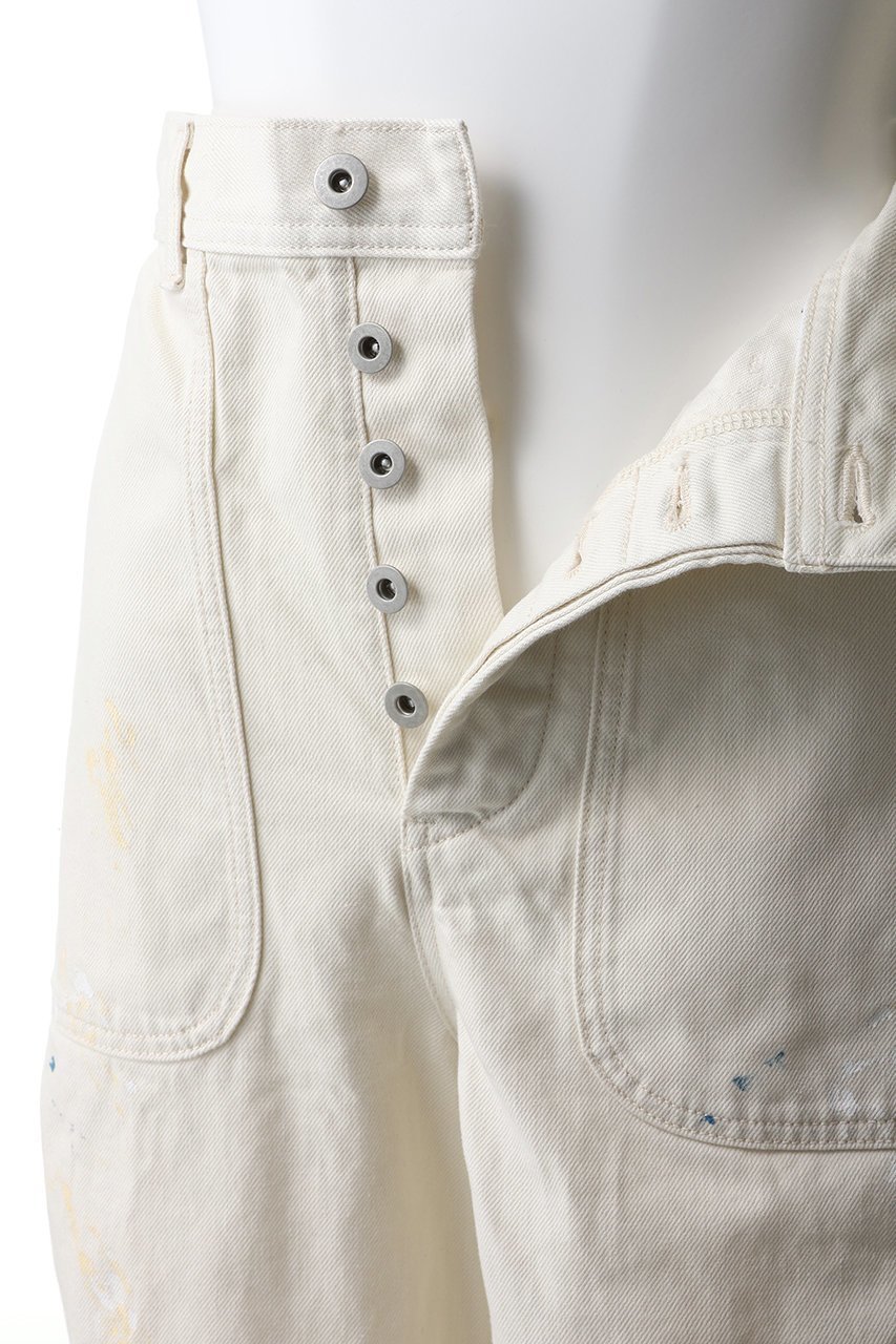 【イレーヴ/YLEVE】のハンド ペイント デニム M45 パンツ 人気、トレンドファッション・服の通販 founy(ファニー) 　ファッション　Fashion　レディースファッション　Fashion for Women　パンツ　Pants & Trousers　デニムパンツ・ジーンズ・美脚デニム　Denim Jeans & Pants　シンプル　Simple, Minimal　デニム　Denim, Jeans Material　ハンド　Hand, Handmade　other-6|ID: prp329100004888541 ipo3291000000036506837