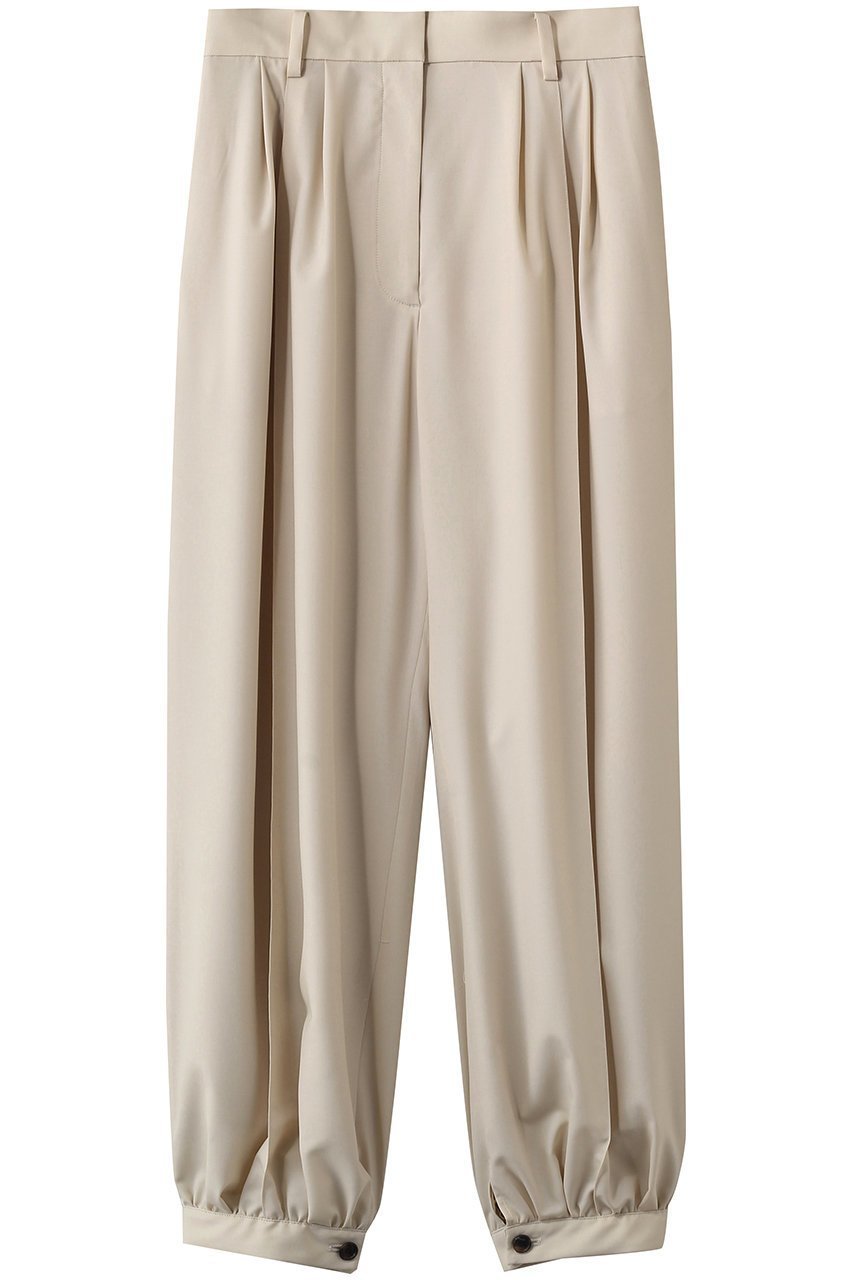 【エブール/ebure】のライトトロピカルウール ボリュームパンツ インテリア・キッズ・メンズ・レディースファッション・服の通販 founy(ファニー) 　ファッション　Fashion　レディースファッション　Fashion for Women　パンツ　Pants & Trousers　おすすめ　Recommended / Our Picks　ウォッシャブル　Machine Washable　クール　Cool, Chic　ジャケット　Jacket, Outerwear　セットアップ　Set-Up, Coordinated Outfit　ルーズ　Loose, Oversized　再入荷　Restock / Back in Stock　アイボリー|ID: prp329100004888555 ipo3291000000036506977