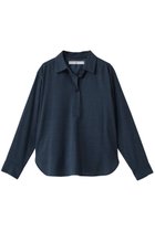 【ティアラ/Tiara】のスキッパーシャツ 人気、トレンドファッション・服の通販 founy(ファニー) ファッション Fashion レディースファッション Fashion for Women トップス・カットソー Cut & Sew Tops シャツ・ブラウス・オフィスカジュアル Elegant Blouses & Button-Ups インナー Innerwear ジャケット Jacket, Outerwear スキッパー Skipper, Open Collar スリット Slit, Slit Detail スリーブ Sleeve, Long Sleeve / Short Sleeve デコルテ Décolleté, Neckline メタル Metal, Metal Parts リュクス Luxury, Elegant, High-End, Chic ロング Long, Long-Length thumbnail ネイビー|ID: prp329100004888557 ipo3291000000036506996