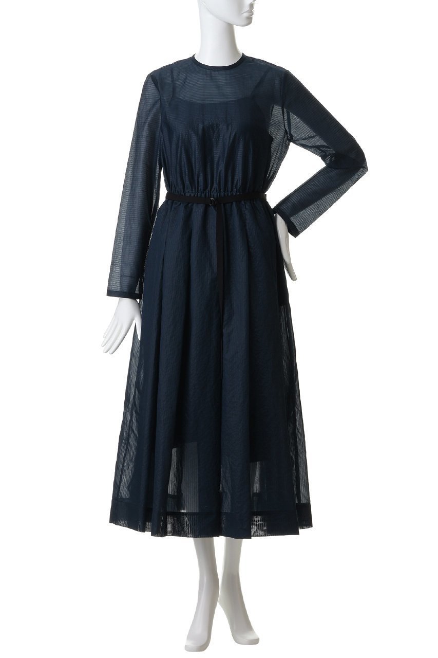 【ティアラ/Tiara】のロングスリーブフレアワンピース 人気、トレンドファッション・服の通販 founy(ファニー) 　ファッション　Fashion　レディースファッション　Fashion for Women　ワンピース　Dresses　チュニック　Tunic Tops & Dresses　エレガント 上品　Elegant　オケージョン　Occasion Wear　シアー　Sheer, See-Through　ジャケット　Jacket, Outerwear　ストライプ　Stripe, Striped Pattern　スリーブ　Sleeve, Long Sleeve / Short Sleeve　チュニック　Tunic, Long Top　フィット　Fit, Slim Fit　フレア　Flare, Flared　ボーダー　Border, Stripe　ロング　Long, Long-Length　other-2|ID: prp329100004888558 ipo3291000000036507004