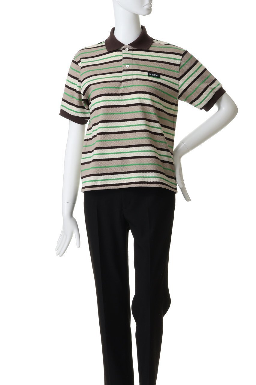 【サイ サイベーシックス/Scye SCYE BASICS】の【SCYE BASICS】Striped Cotton Pique ポロ シャツ 人気、トレンドファッション・服の通販 founy(ファニー) 　ファッション　Fashion　レディースファッション　Fashion for Women　トップス・カットソー　Cut & Sew Tops　シャツ・ブラウス・オフィスカジュアル　Elegant Blouses & Button-Ups　ポロシャツ・きれいめカジュアル　Smart-Casual Polo Tops　春　Spring　鹿の子　Piqué, Kanoko Fabric　スタンダード　Standard, Basic　バランス　Balance, Style Balance　ボックス　Boxy, Box Shape　ボーダー　Border, Stripe　ポロシャツ　Polo Shirt, Collared Tee　無地　Plain, Solid Color　レトロ　Retro, Vintage Style　S/S・春夏　SS, Spring/Summer, Warm Season　夏　Summer　other-2|ID: prp329100004888559 ipo3291000000036507011