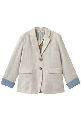 【ウーア/Uhr】 コンヴァーチブル カフ ジャケット人気、トレンドファッション・服の通販 founy(ファニー) ファッション Fashion レディースファッション Fashion for Women アウター Coat / Outerwear Collection レディースジャケット・軽アウター Jackets カフス Cuff Design シンプル Simple, Minimal ジャケット Jacket, Outerwear スリーブ Sleeve, Long Sleeve / Short Sleeve チェック Check, Plaid, Tartan ロング Long, Long-Length 夏 Summer 春 Spring S/S・春夏 SS, Spring/Summer, Warm Season |ID:prp329100004888564