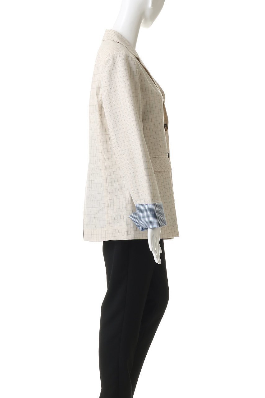 【ウーア/Uhr】のコンヴァーチブル カフ ジャケット 人気、トレンドファッション・服の通販 founy(ファニー) 　ファッション　Fashion　レディースファッション　Fashion for Women　アウター　Coat / Outerwear Collection　レディースジャケット・軽アウター　Jackets　カフス　Cuff Design　シンプル　Simple, Minimal　ジャケット　Jacket, Outerwear　スリーブ　Sleeve, Long Sleeve / Short Sleeve　チェック　Check, Plaid, Tartan　ロング　Long, Long-Length　夏　Summer　春　Spring　S/S・春夏　SS, Spring/Summer, Warm Season　other-3|ID: prp329100004888564 ipo3291000000036507046