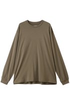 【シュタイン/ssstein】の【UNISEX】SUVIN COTTON BASIC LS TEE 人気、トレンドファッション・服の通販 founy(ファニー) ファッション Fashion レディースファッション Fashion for Women トップス・カットソー Cut & Sew Tops シャツ・ブラウス・オフィスカジュアル Elegant Blouses & Button-Ups ロングTシャツ・Tシャツ Longline T-Shirts & Tees カットソー・ベーシックTシャツ Cut-and-Sewn Tops / Stretch Tees & Basics ユニセックス Unisex, Genderless なめらか Smooth, Silky Texture スリーブ Sleeve, Long Sleeve / Short Sleeve バランス Balance, Style Balance ロング Long, Long-Length 新作・新入荷 New Arrivals / New In thumbnail カーキ|ID: prp329100004888590 ipo3291000000036507236