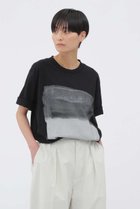 【マーガレットハウエル/MARGARET HOWELL】のLIGHT COTTON JERSEY TOP 人気、トレンドファッション・服の通販 founy(ファニー) ファッション Fashion レディースファッション Fashion for Women トップス・カットソー Cut & Sew Tops シャツ・ブラウス・オフィスカジュアル Elegant Blouses & Button-Ups ロングTシャツ・Tシャツ Longline T-Shirts & Tees カットソー・ベーシックTシャツ Cut-and-Sewn Tops / Stretch Tees & Basics ショート Short, Short Length シルク Silk, 100% Silk ストライプ Stripe, Striped Pattern スリーブ Sleeve, Long Sleeve / Short Sleeve ブロック Block, Solid Block Pattern プリント Print, Printed Pattern 新作・新入荷 New Arrivals / New In thumbnail ブラック|ID: prp329100004888593 ipo3291000000036507260