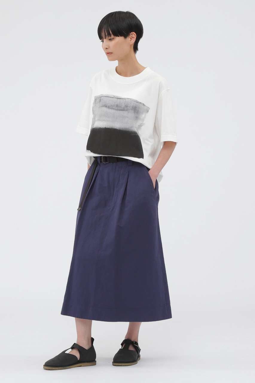 【マーガレットハウエル/MARGARET HOWELL】のLIGHT COTTON JERSEY TOP 人気、トレンドファッション・服の通販 founy(ファニー) 　ファッション　Fashion　レディースファッション　Fashion for Women　トップス・カットソー　Cut & Sew Tops　シャツ・ブラウス・オフィスカジュアル　Elegant Blouses & Button-Ups　ロングTシャツ・Tシャツ　Longline T-Shirts & Tees　カットソー・ベーシックTシャツ　Cut-and-Sewn Tops / Stretch Tees & Basics　ショート　Short, Short Length　シルク　Silk, 100% Silk　ストライプ　Stripe, Striped Pattern　スリーブ　Sleeve, Long Sleeve / Short Sleeve　ブロック　Block, Solid Block Pattern　プリント　Print, Printed Pattern　新作・新入荷　New Arrivals / New In　other-2|ID: prp329100004888593 ipo3291000000036507262