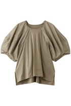 【ランバン オン ブルー/LANVIN en Bleu】のコクーンスリーブコンビカットソー 人気、トレンドファッション・服の通販 founy(ファニー) ファッション Fashion レディースファッション Fashion for Women トップス・カットソー Cut & Sew Tops シャツ・ブラウス・オフィスカジュアル Elegant Blouses & Button-Ups ロングTシャツ・Tシャツ Longline T-Shirts & Tees カットソー・ベーシックTシャツ Cut-and-Sewn Tops / Stretch Tees & Basics カットソー Cut and Sewn Top ショート Short, Short Length シンプル Simple, Minimal スリーブ Sleeve, Long Sleeve / Short Sleeve ヘムライン Hemline, Bottom Cut ボトム Bottoms, Lower Wear 新作・新入荷 New Arrivals / New In thumbnail ベージュ|ID: prp329100004888605 ipo3291000000036507356