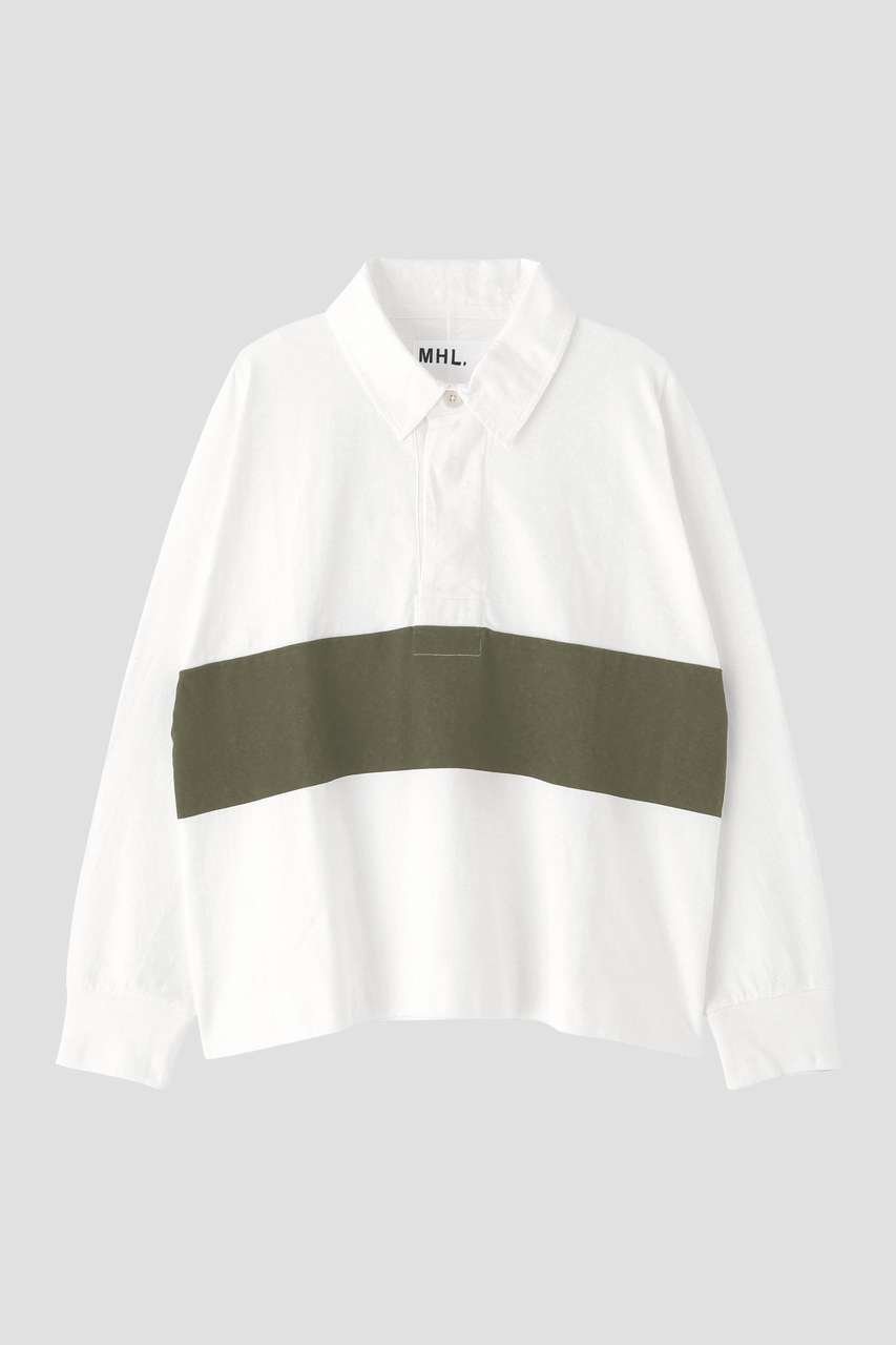 【マーガレットハウエル/MARGARET HOWELL】のMATTE JERSEY TOP 人気、トレンドファッション・服の通販 founy(ファニー) 　ファッション　Fashion　レディースファッション　Fashion for Women　トップス・カットソー　Cut & Sew Tops　シャツ・ブラウス・オフィスカジュアル　Elegant Blouses & Button-Ups　ロングTシャツ・Tシャツ　Longline T-Shirts & Tees　カットソー・ベーシックTシャツ　Cut-and-Sewn Tops / Stretch Tees & Basics　カッティング　Cutting Detail　クラシック　Classic, Timeless Style　スリーブ　Sleeve, Long Sleeve / Short Sleeve　ツイル　Twist, Twisted Detail　ブロック　Block, Solid Block Pattern　プリント　Print, Printed Pattern　ロング　Long, Long-Length　新作・新入荷　New Arrivals / New In　other-3|ID: prp329100004888610 ipo3291000000036507397