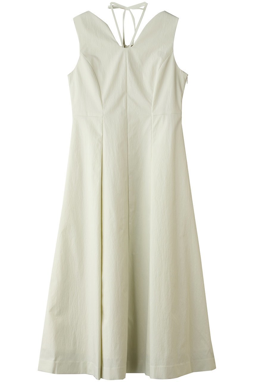 【ランバン オン ブルー/LANVIN en Bleu】のはっ水タフタノースリーブワンピース 人気、トレンドファッション・服の通販 founy(ファニー) 　ファッション　Fashion　レディースファッション　Fashion for Women　ワンピース　Dresses　チュニック　Tunic Tops & Dresses　エレガント 上品　Elegant　オケージョン　Occasion Wear　タフタ　Taffeta, Structured Fabric　チュニック　Tunic, Long Top　パーティ　Party, Party Style　リボン　Ribbon, Bow　ロング　Long, Long-Length　新作・新入荷　New Arrivals / New In　 other-1|ID: prp329100004888611 ipo3291000000036507406