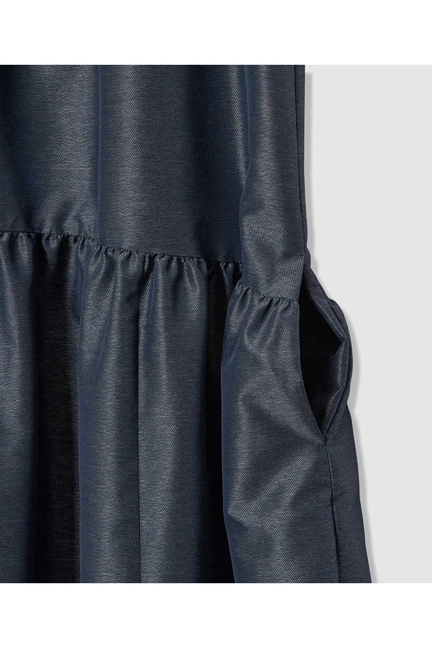 【アナイ/ANAYI】のタフタティアードテントワンピース 人気、トレンドファッション・服の通販 founy(ファニー) 　ファッション　Fashion　レディースファッション　Fashion for Women　ワンピース　Dresses　チュニック　Tunic Tops & Dresses　ギャザー　Gathered, Ruffled　タフタ　Taffeta, Structured Fabric　チュニック　Tunic, Long Top　デニム　Denim, Jeans Material　ブルゾン　Blouson, Bomber Jacket　エレガント 上品　Elegant　other-4|ID: prp329100004888613 ipo3291000000036507426