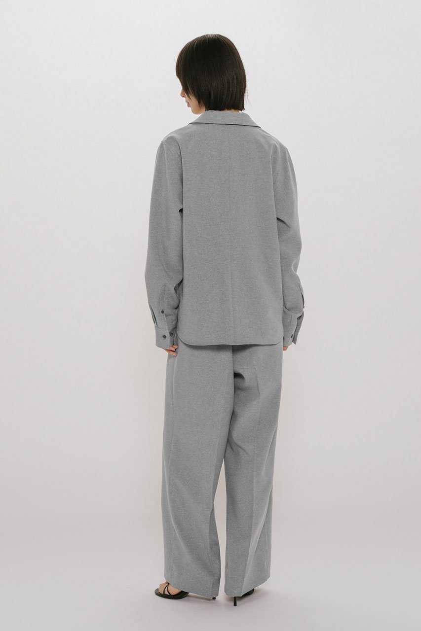 【ミディウミソリッド/MIDIUMISOLID】のtailored shirt シャツ 人気、トレンドファッション・服の通販 founy(ファニー) 　ファッション　Fashion　レディースファッション　Fashion for Women　トップス・カットソー　Cut & Sew Tops　シャツ・ブラウス・オフィスカジュアル　Elegant Blouses & Button-Ups　インナー　Innerwear　スリーブ　Sleeve, Long Sleeve / Short Sleeve　フェミニン　Feminine, Girly　ロング　Long, Long-Length　再入荷　Restock / Back in Stock　other-6|ID: prp329100004888619 ipo3291000000036521967